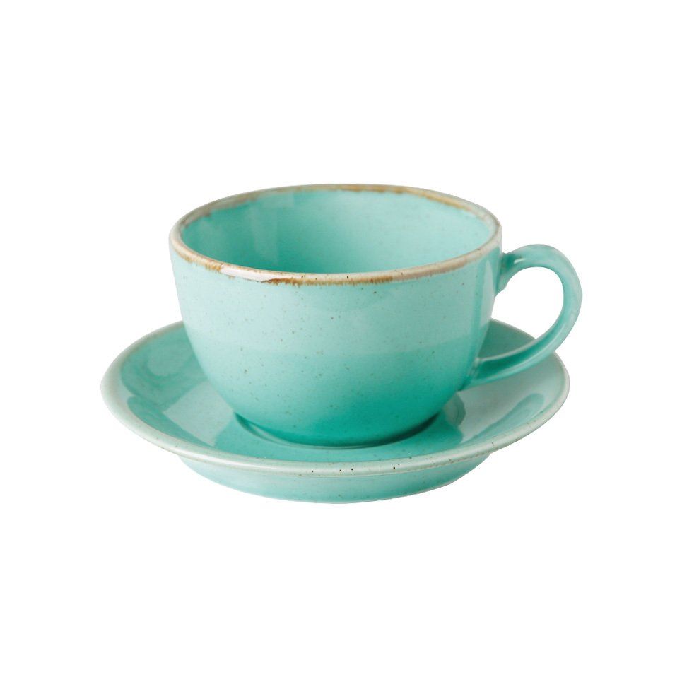 Porselen Turkuaz Tea Cup Set