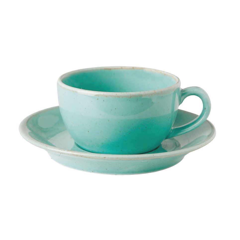 Porselen Turkuaz Tea Cup Set