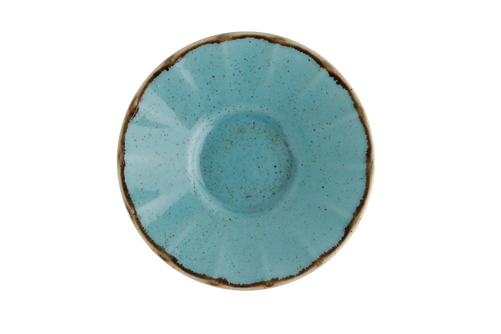 Porselen Turkuaz Ergonomik Tea Plate