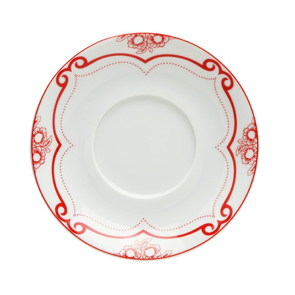 Red Manoir Porselen Kase Tabağı 17 cm A+P