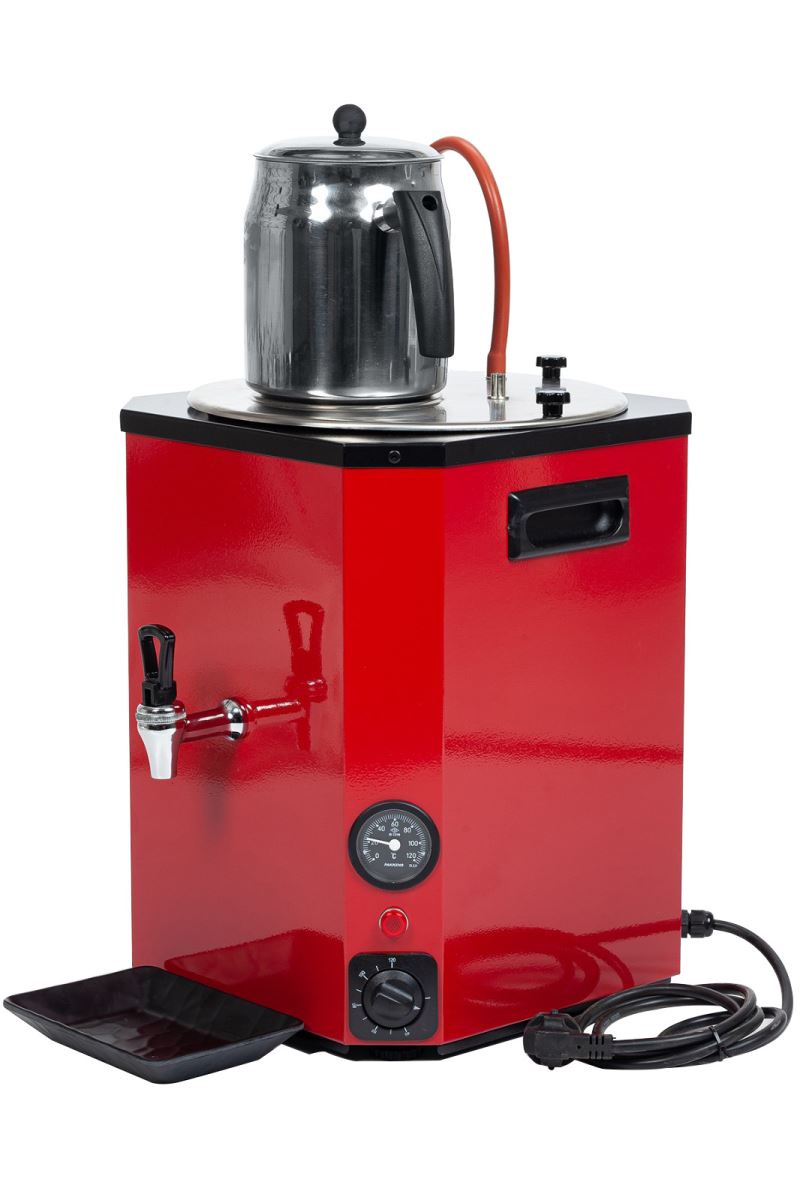 ANKA 1 Demlikli Kırmızı Yeni Nesil Çay Makinesi