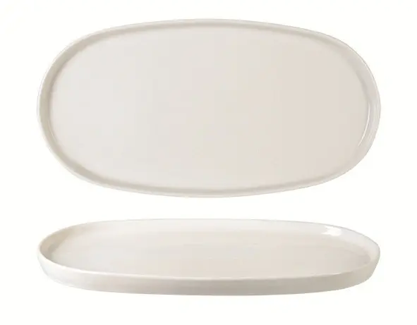 Toledo Oval Plate Flat